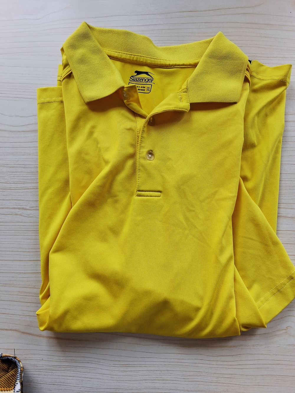 Slazenger Men's XL Yellow Polo Shirt